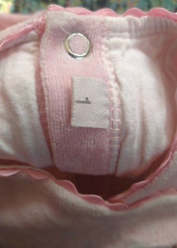 Kolsuz Pembe Nakışlı Kız Elbise - Görsel 3