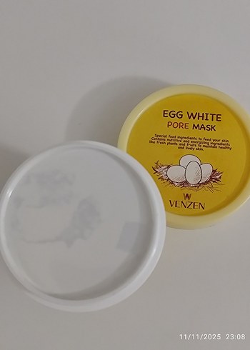 Venzen Yumurta Akı Gözenek Maskesi - Görsel 4