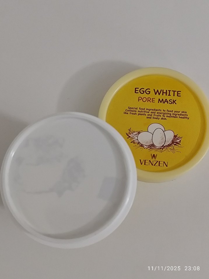 Venzen Yumurta Akı Gözenek Maskesi - Görsel 4