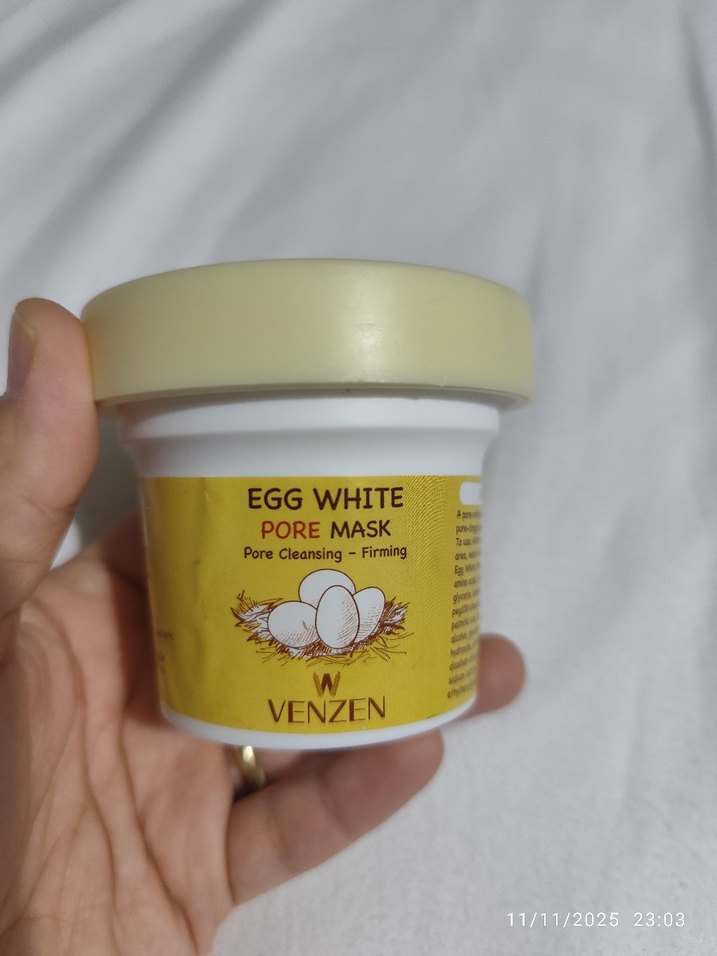 Venzen Yumurta Akı Gözenek Maskesi - Görsel 5