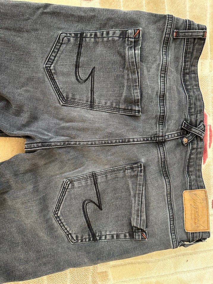 Gri Regular Fit Denim Erkek Pantolon - Görsel 4