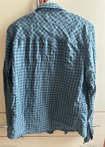 Erkek ltb Mavi Denim Gömlek - Görsel 2