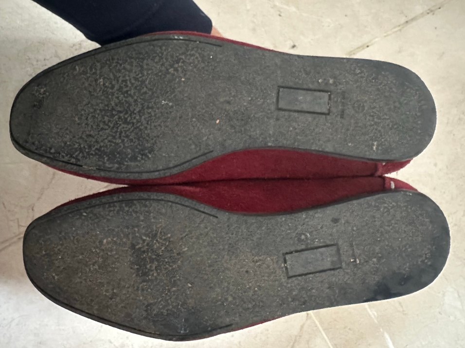 Bordo Süet Erkek Loafer Ayakkabı - Görsel 3