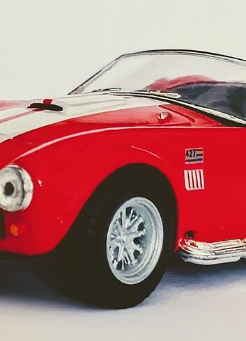 Ford shelby 1965 diecast etiketli