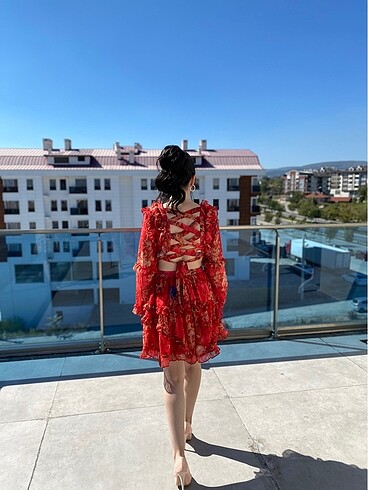 Diğer Mini şifon elbise