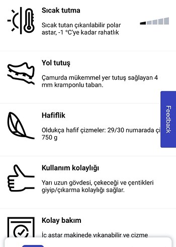 Decathlon Siyah Erkek Çocuk Lastik Bot Velcro