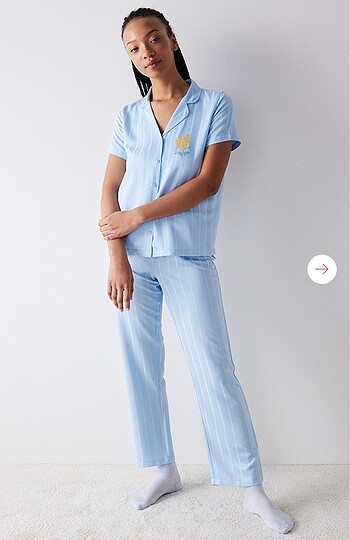 Penti Penti saten pijama takımı