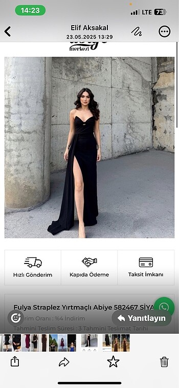 Acil satılık abiye elbise