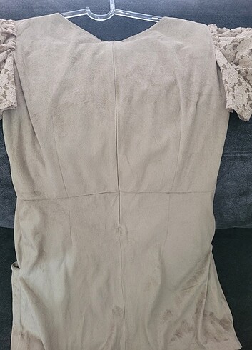 s Beden camel Renk Vintage elbise