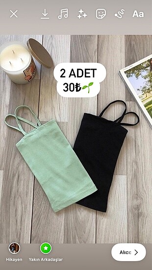 2li askılı crop bluz **L BEDEN**