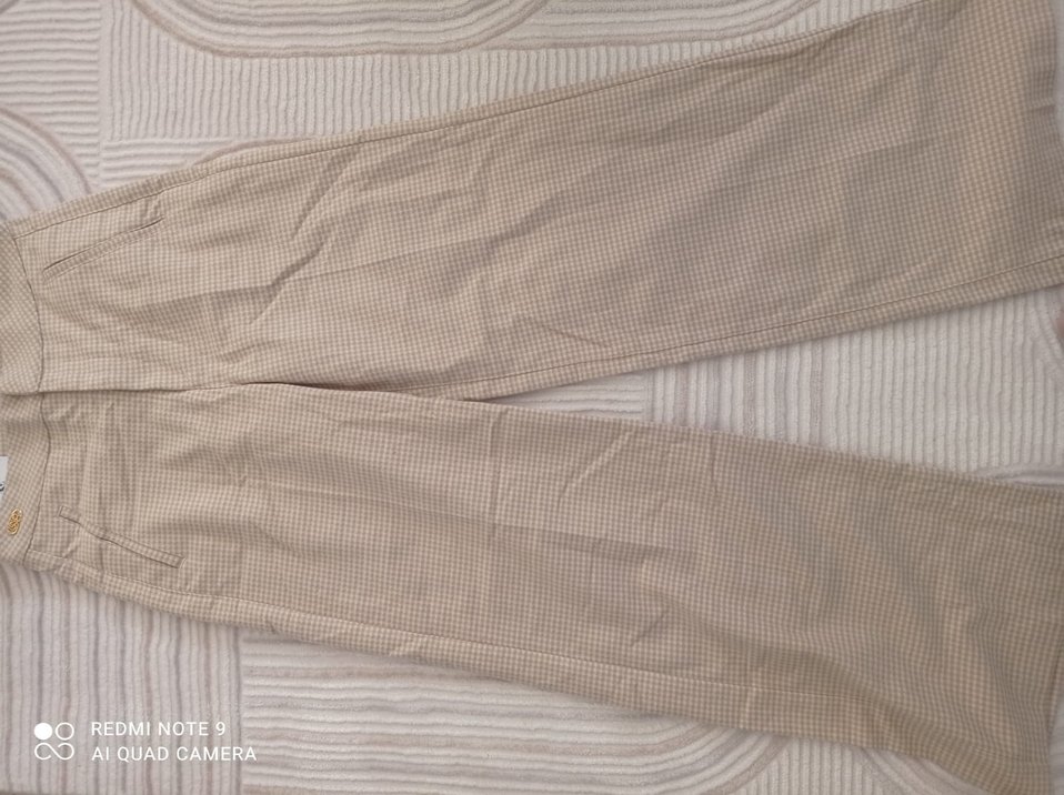 Bej Baskılı pantolon - Görsel 2