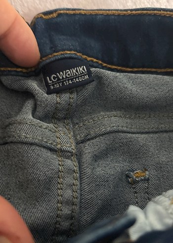 Koyu Mavi Erkek Çocuk Bol Kesim Denim Pantolon LCW - Görsel 3