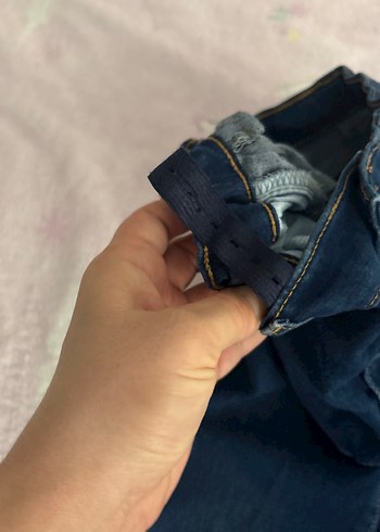 Koyu Mavi Erkek Çocuk Bol Kesim Denim Pantolon LCW - Görsel 5