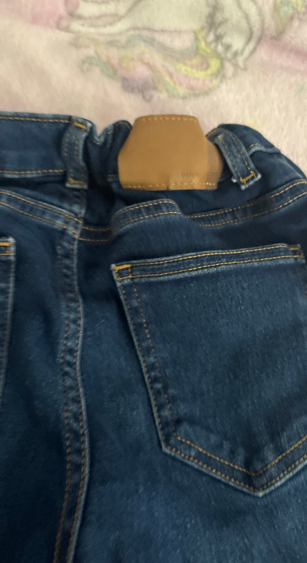 Koyu Mavi Erkek Çocuk Bol Kesim Denim Pantolon LCW - Görsel 4