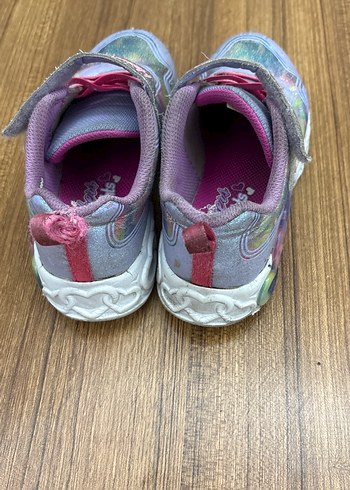 Kız Çocuk skechers Renkli Tie-Dye Simli Spor ışıklı Ayakkabı - Görsel 3