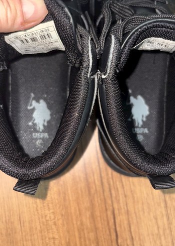 Erkek çocuk Polo marka Siyah Street Wear Sneakers bot - Görsel 5