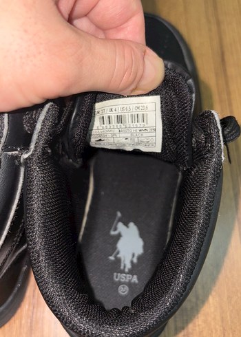 Erkek çocuk Polo marka Siyah Street Wear Sneakers bot - Görsel 4