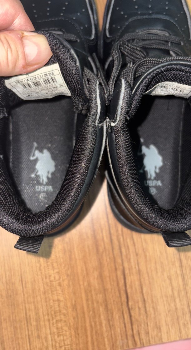 Erkek çocuk Polo marka Siyah Street Wear Sneakers bot - Görsel 5