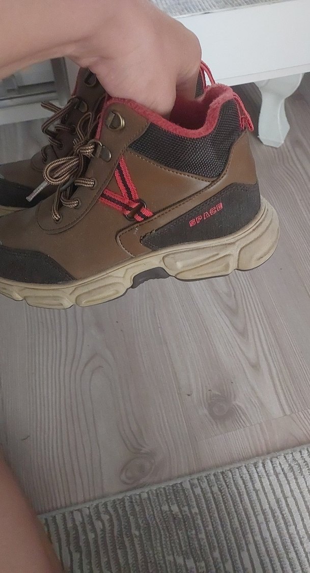 Kahverengi Bağcıklı erkek cocuk bot - Görsel 3