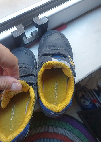 Erkek Çocuk Gri Mavi Cırtlı Spor Ayakkabı 28.5 numara - Görsel 5