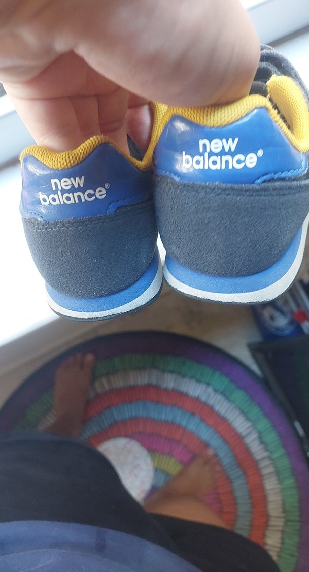 Erkek Çocuk Gri Mavi Cırtlı Spor Ayakkabı 28.5 numara - Görsel 3