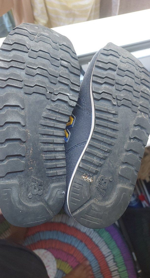 Erkek Çocuk Gri Mavi Cırtlı Spor Ayakkabı 28.5 numara - Görsel 2