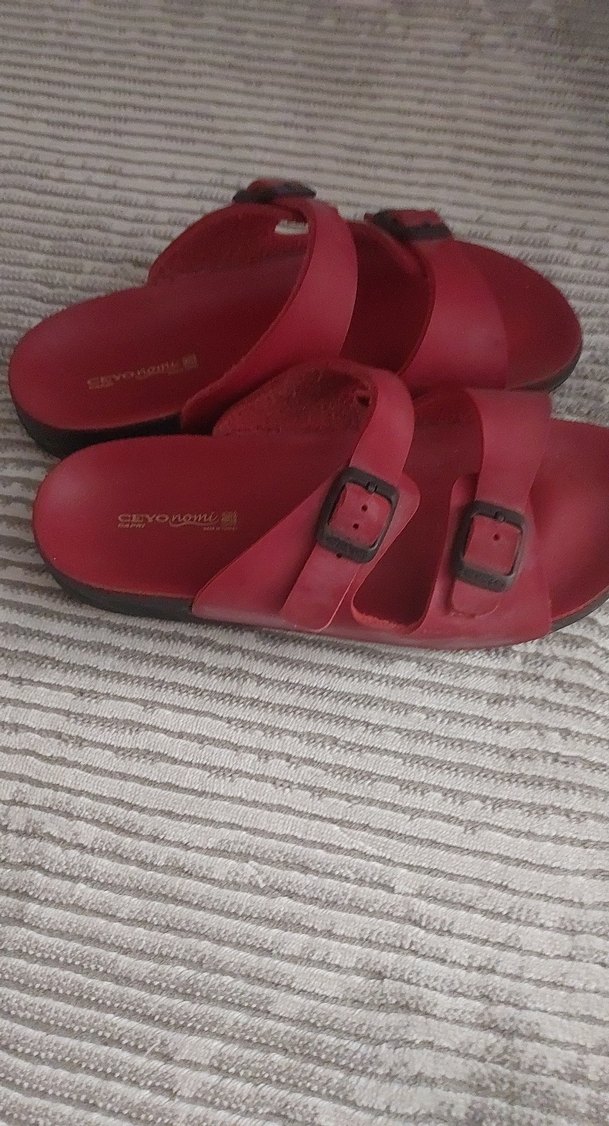 ceyo kırmızı terlik - Görsel 2