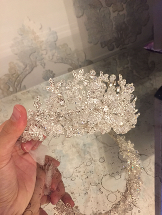 Gelin tacı swarovski taşlı