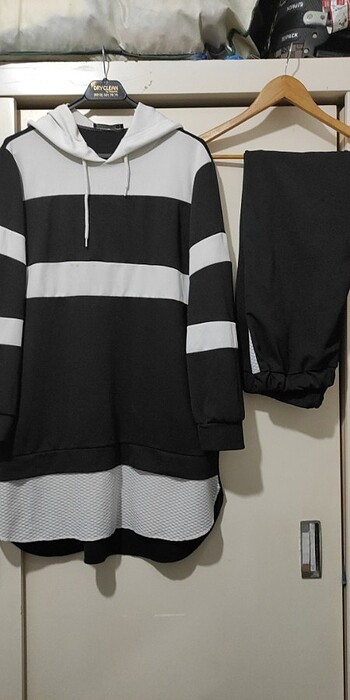 Tunik takımı kapüşonlu sweatshirt çok güzel bir ürün tesettürlü 