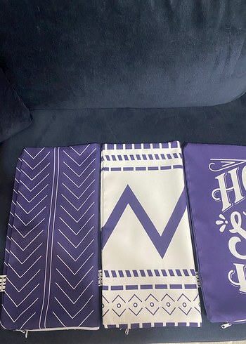 Bohem Mor Desenli Dekoratif Yastık Kılıfı - Görsel 3