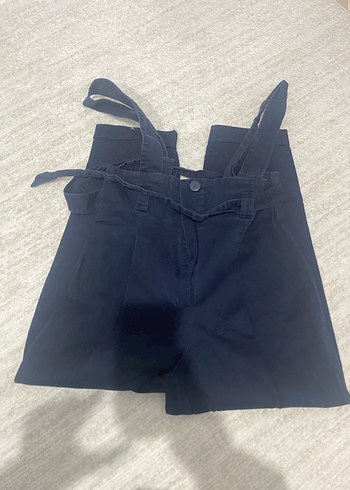 Kadın Lacivert Denim Midi Tulum - Görsel 5