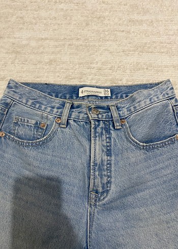 Kadın Midi Denim Pantolon - Görsel 2