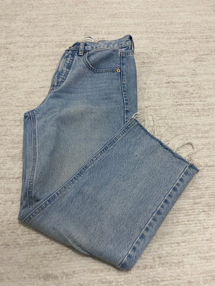 Kadın Midi Denim Pantolon - Görsel 4