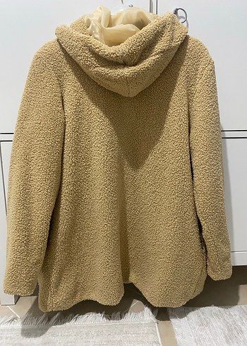 Bej Midi Düğmeli Kadın Ceket - Görsel 4