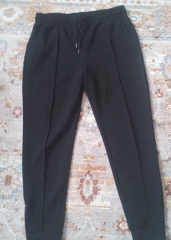 Diğer Siyah Rahat Jogger Pantolon