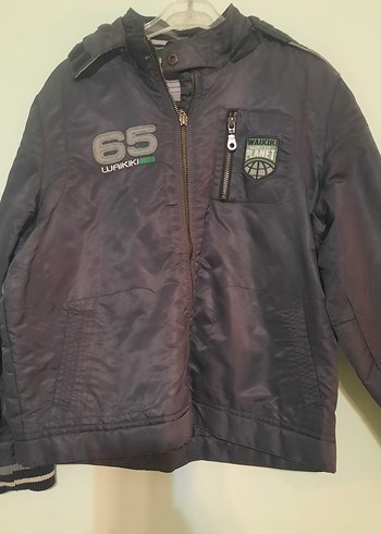 Erkek Çocuk Gri Fermuarlı Ceket - Görsel 2