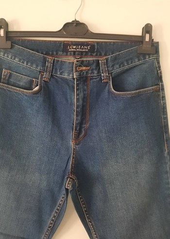 Erkek Lacivert Regular Fit Denim Pantolon - Görsel 4