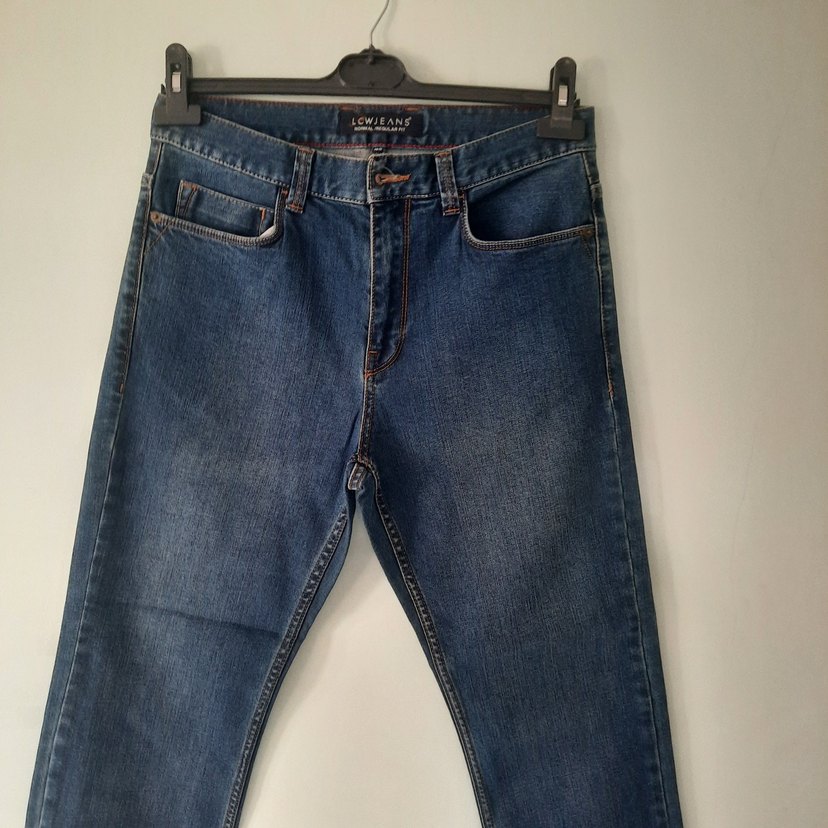 Erkek Lacivert Regular Fit Denim Pantolon - Görsel 2