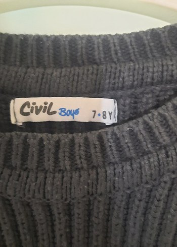 Erkek Nakışlı Örgü Sweatshirt - Görsel 5