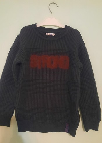 Erkek Nakışlı Örgü Sweatshirt - Görsel 7