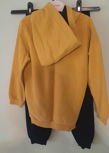 Sarı Erkek Çocuk Kapüşonlu Sweatshirt - Görsel 4