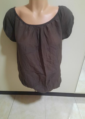 m Beden Dantel İşlemeli Siyah Gotik Strappy Bluz