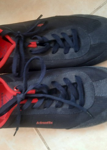 Koyu Mavi Erkek Spor Ayakkabı Bağcığı - Görsel 9