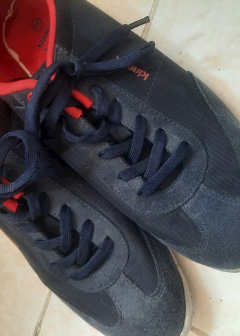 Koyu Mavi Erkek Spor Ayakkabı Bağcığı - Görsel 7