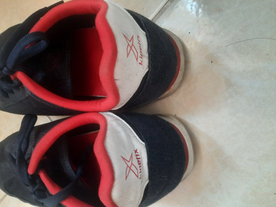 Koyu Mavi Erkek Spor Ayakkabı Bağcığı - Görsel 5