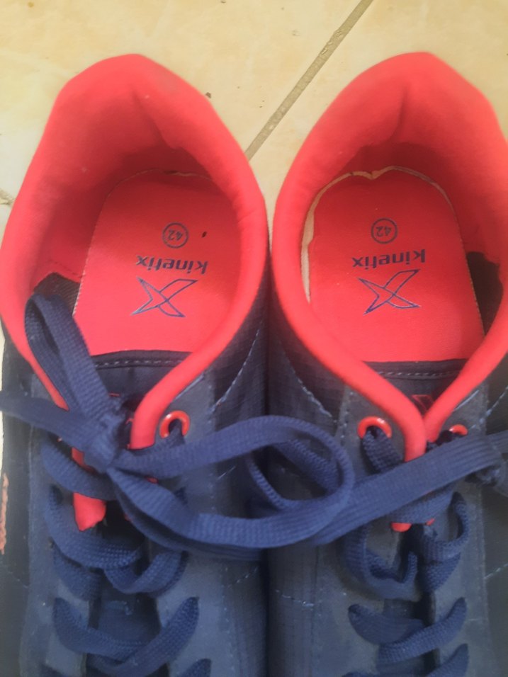 Koyu Mavi Erkek Spor Ayakkabı Bağcığı - Görsel 3