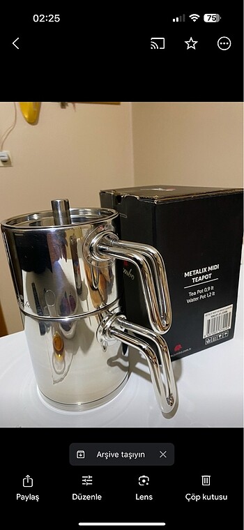 Jumbo Jumbo Metalix Midi Çaydanlık