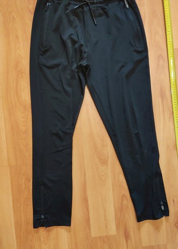 Erkek Siyah Spor Fermuarlı Outdoor Eşofman