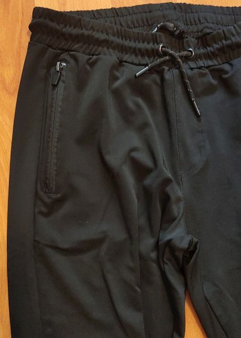 LC Waikiki Erkek Siyah Spor Fermuarlı Outdoor Eşofman