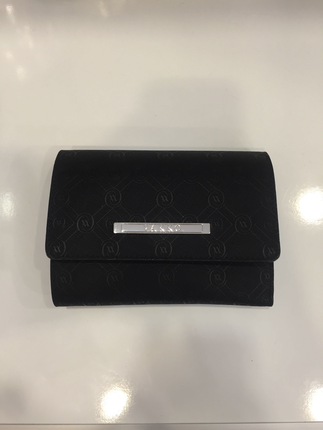 Vakko Cüzdan Siyah monogram desenli cüzdan. Yeni Etiketli 